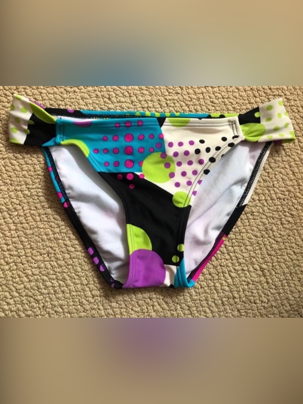 FUNKY PATTERNED SWIMSUIT BOTTOM
